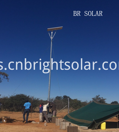 Luz de calle solar todo en uno de 80 vatios 80W All In One Solar Street Light